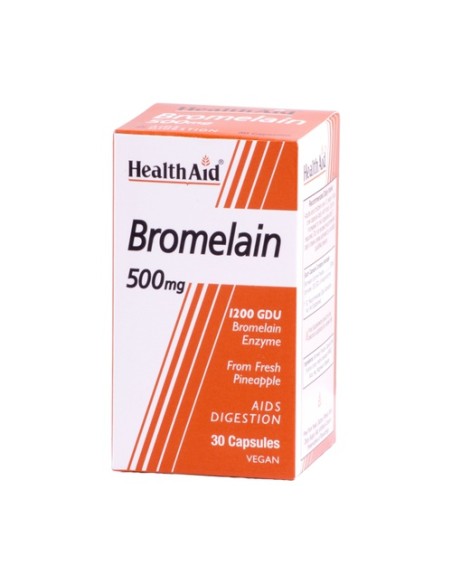 Bromelina 30 cápsulas Health Aid