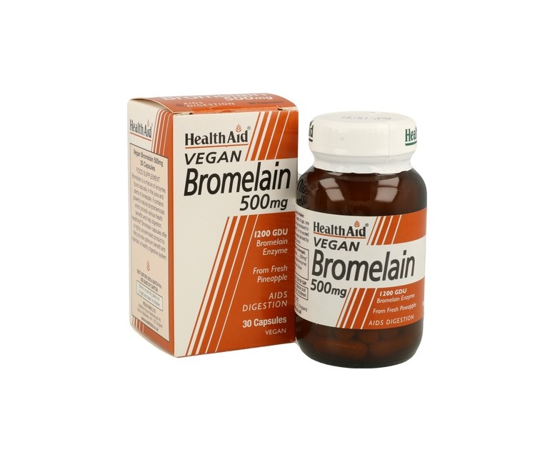 Bromelina 30 cápsulas Health Aid