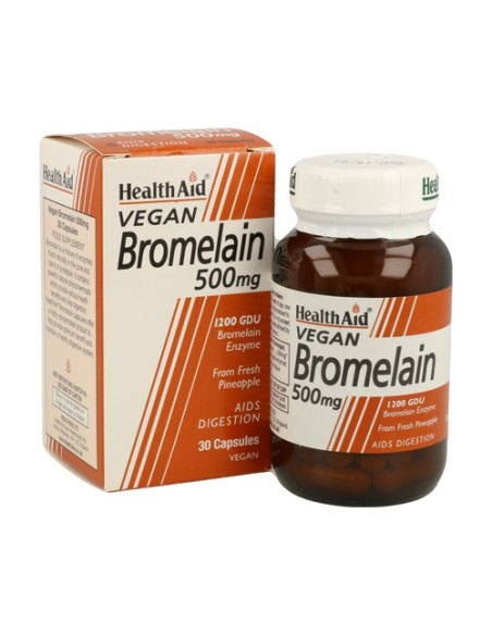 Bromelina 30 cápsulas Health Aid