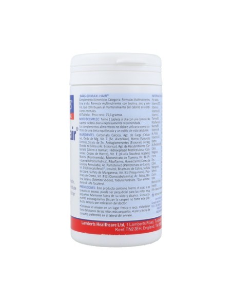 Maxi-Hair 60 tabletas Lamberts