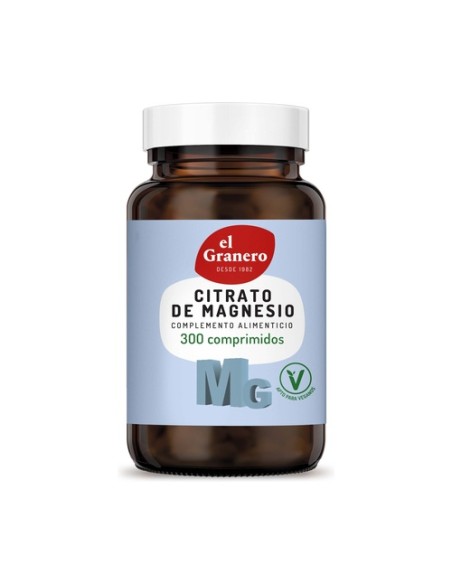 MG 500 Citrato de Magnesio 300 comprimidos de 760mg El Granero Integral