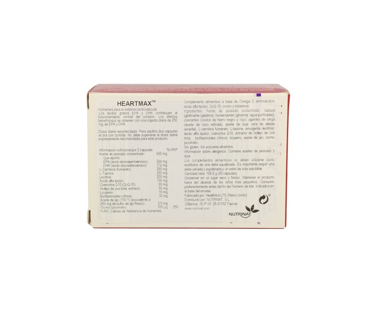 Heartmax 60 cápsulas Health Aid