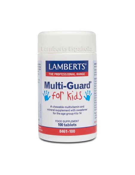 Multi-Guard for kids 100 tabletas Lamberts Multi-Guard for kids 100 tabletas Lamberts