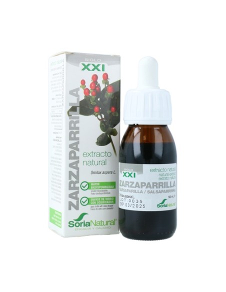 Extracto de Zarzaparrilla (Fórmula XXI) 50 ml Soria Natural Extracto de Zarzaparrilla (Fórmula XXI) 50 ml Soria Natural