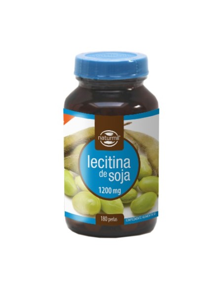 Lecitina Soja 180 perlas de 1200mg Naturmil