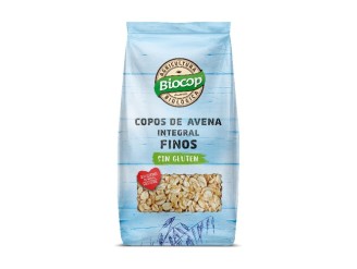 Copos de avena integral finos sin gluten