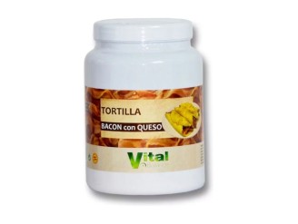 Bote tortilla bacon queso