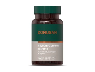 Silybum Curcuma 60 cápsulas para la salud hepática - Bonusan