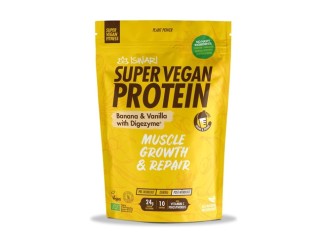 Proteína super vegana plátano y vainilla