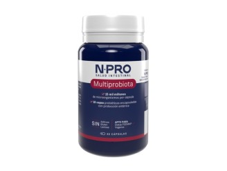 Multiprobiota NPro 30 cápsulas: 18 cepas y 15M UFC - Mejora tu salud intestinal