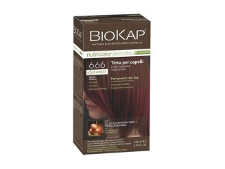Tinte Biokap 6.66 Rojo Rubí: Cubre Cabello Blanco y Nutre