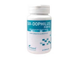 Six-Dophilus Forte 60cap - Probiotico de Plantapol para Flora Intestinal