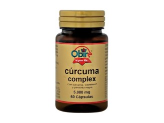 Cúrcuma Complex con Vitamina C y Pimienta - Obire 60 Cápsulas