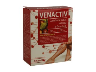 Venactiv 60cap: Activa la Circulación Venosa - Dietmed