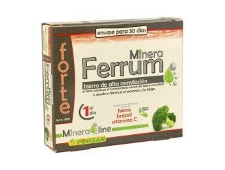 Mineraline Ferrum Forte 30cap - Hierro Alta Asimilación | Pinisan