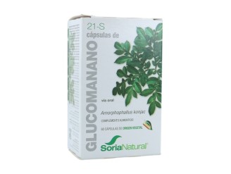 Glucomanano 60 cápsulas - Regulador de glucosa en sangre | Soria Natural