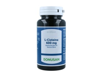 L-Cisteína 600mg para piel, cabello y uñas - Bonusan