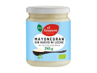 Mayonegran mayonesa s/huevo 247g bio, saludable y ecológica - El Granero