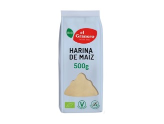 Harina de Maíz BIO 500g - Rica en Proteínas y Fibra | El Granero