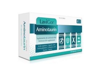 Aminotaurin 60 cápsulas - Mejora rendimiento físico | Lavigor