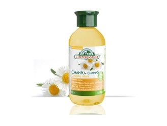 Champú Camomila Abedul 300ml – Nutre y aclara cabello rubio | Corpore Sano