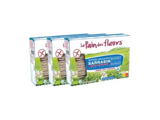 Cracker Sarraceno Sin Sal 300g - Le Pain des Fleurs Bio
