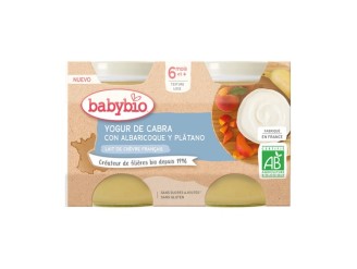 Yogurt de Cabra Albaricoque y Plátano 2x130g - Babybio BIO-ECO