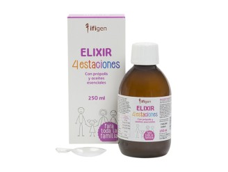 Elixir 4 Estaciones 250ml: Alivia Garganta y Tos | Ifigen