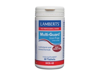 Multi-guard® Iron Free: Suplemento Multinutriente Lamberts