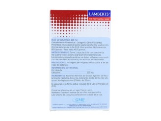 Ubiquinol 100mg - Energía Celular y Antioxidante | Lamberts