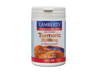 Cúrcuma 20,000 mg de Curcumina - Lamberts | Beneficios Naturales