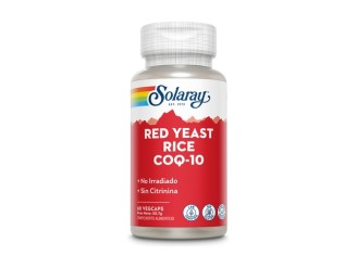 Red Yeast Rice Plus Q10 60cap - Salud Lipoproteínas - Solaray