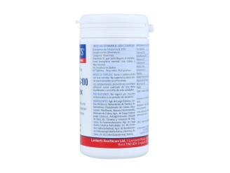 Vitamina B100 Complex 60 cápsulas - Lamberts, energía y salud