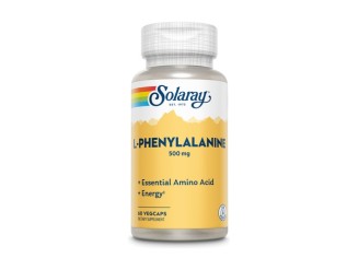 L-Fenilalanina 500mg - Suplemento Natural Solaray para Bienestar