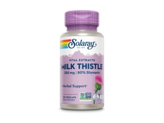 Milk Thistle Cardo Mariano 30 Cápsulas - Antioxidante Natural | Solaray