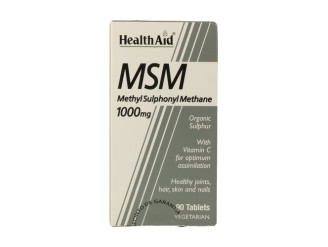 MSM Metilsulfonilmetano 1000mg - Articulaciones y Piel Saludable | HealthAid