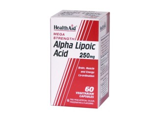 Ácido Alfa-Lipoico 60caps: Energía y Antienvejecimiento - Health Aid
