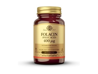Ácido Fólico 400mcg - 250 Comp. Vegano Solgar | Salud Materna
