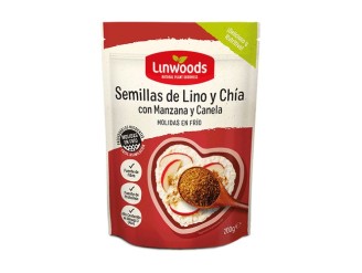 Semillas Lino Chía Manzana Canela 200g - Linwoods Delicioso y Nutritivo