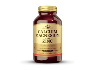 Calcio Magnesio Zinc 250cap - Salud Ósea y Muscular | Solgar