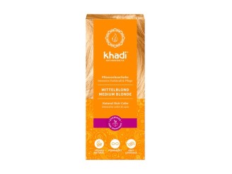 Tinte Vegetal Rubio Medio 100g - Brillantes y Naturales | Khadi