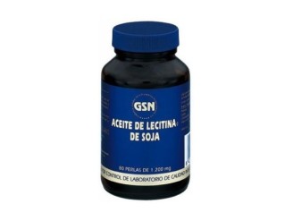 Lecitina 1200mg de Soja - Suplemento Natural de G.S.N.