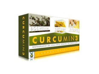 Curcumin 3: Suplemento Antiinflamatorio de Tegor - 30 Comp.