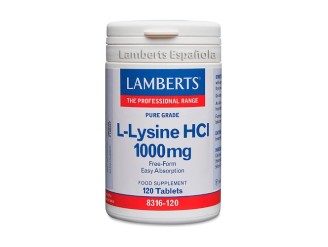 L-Lisina 120tab Lamberts: Aminoácido Esencial para Tu Salud