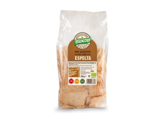 Mini Crackers Trigo Espelta 250g - Snack Vegano Bio | Biocop