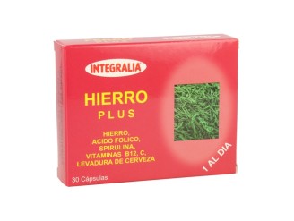 Hierro Plus 30cap - Aumenta glóbulos rojos | Integralia