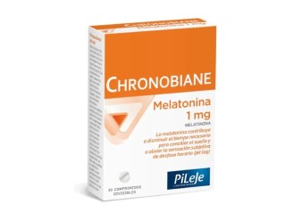 Chronobiane Melatonina 1mg - Duerme Mejor y Reduce el Jet Lag | Pileje