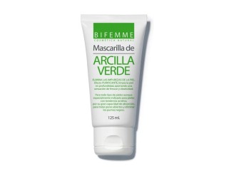 Arcilla Verde 125g - Mascarilla Tonificante para Piel Grasa | Bifemme