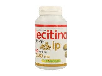 Lecitina de Soja IP 1200mg 90 perlas - Pinisan Sin Gluten