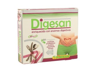 Digesan 30cap: Enzimas Digestivas y Probióticos - Pinisan